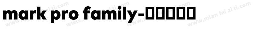 mark pro family字体转换